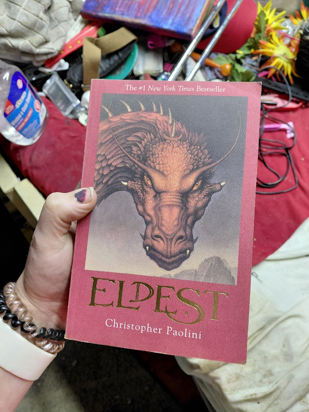 Eldest Paperback Book - Red Cover by Christopher Paolini